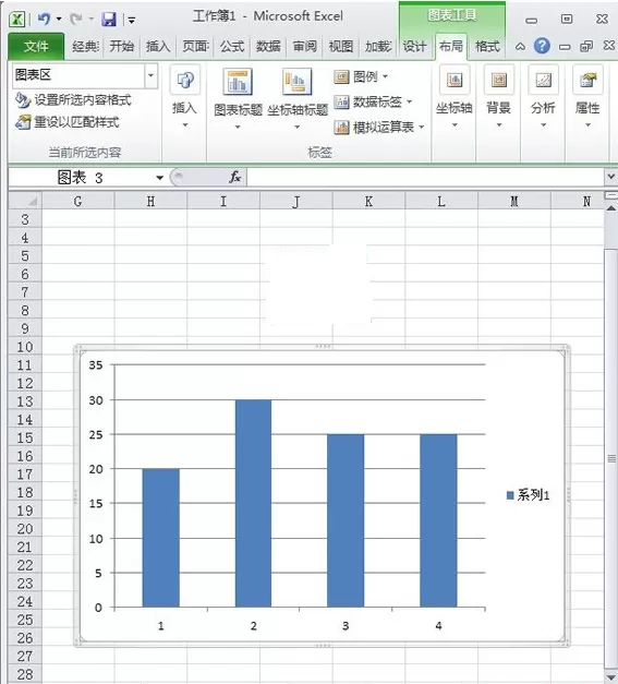 怎样给Excel2010中的图表添加标题？