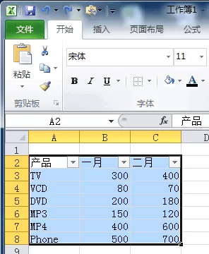 Excel2010表格格式命令实现隔行着色的具体操作