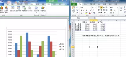 word2010如何制作柱状图?word2010制作柱状图的方法