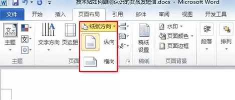 Word2010中如何插入横向页面?插入横向页面的方法