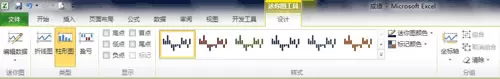 Excel2010怎么只在一个单元格中显示图表?