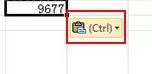 Excel2010单元格复制时的粘贴选项如何取消显示？