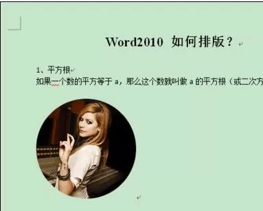 word2010中进行排版的具体操作