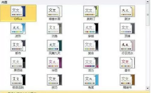 word2010设置主题格式的简单教程