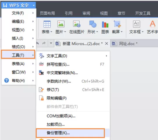 WPS备份管理怎么设置？WPS备份管理设置方法