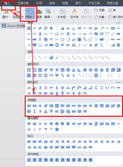 怎么在wps中制作流程图？wps制作流程图的方法