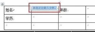 word2010如何使用内容控件对输入位置进行提示?