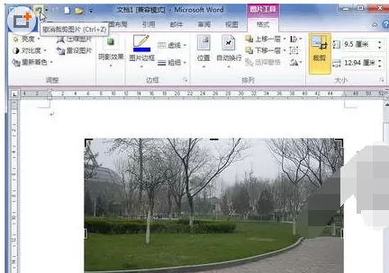 word2010进行裁剪图片的具体方法