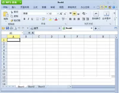 WPS表格新建空白文档的方法