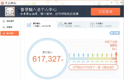 搜狗输入法如何查看输入字数统计?查看输入字数统计的方法