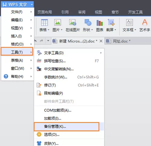 如何使用WPS文档中的自动备份功能？