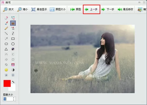 iSee图片专家如何使用仿制图章除去图片上的文字?