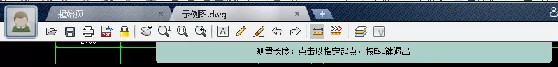 CAD迷你看图如何测量长度和面积?测量长度和面积的方法