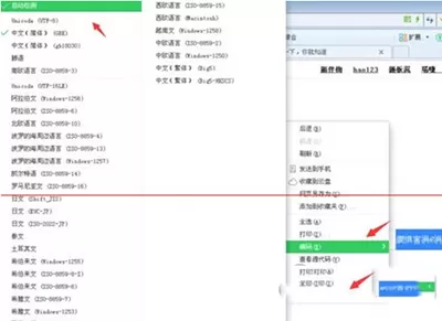 百度浏览器显示乱码的解决方法