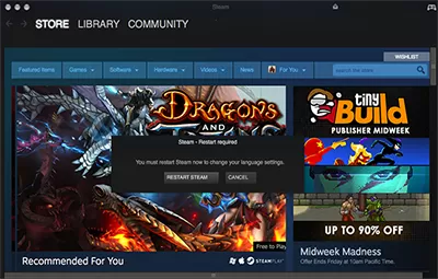 Mac版Steam更新后设置不了中文如何解决?