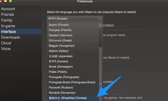 steam语言怎么设置为中文?语言设置为中文的方法