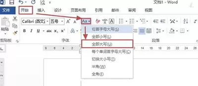 怎么在Word2010相互替换大小写字母?