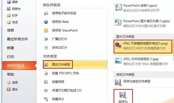 怎么把PPt2010幻灯片导出为图片格式?