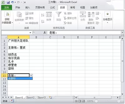 如何使用Excel2010数据有效性功能?