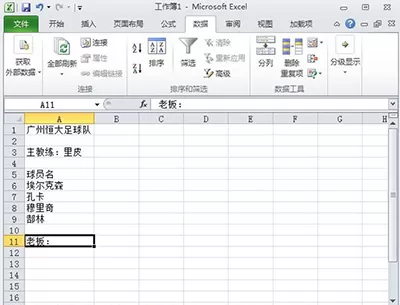 如何使用Excel2010数据有效性功能？