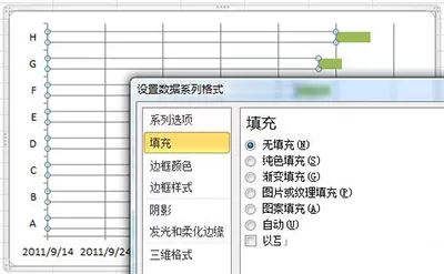 如何制作Excel2010甘特图?