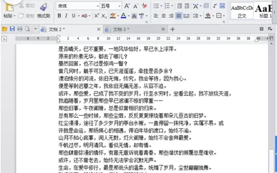 怎么在wps中给文字添加空行？