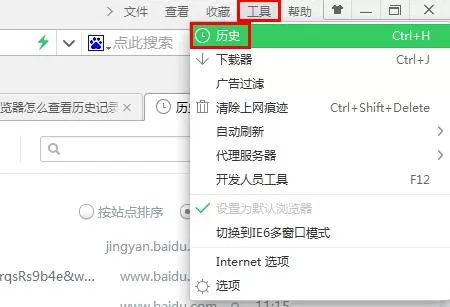 360浏览器如何查看历史记录?查看历史记录的方法