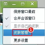 怎么在QQ中设置自定义皮肤漫游?