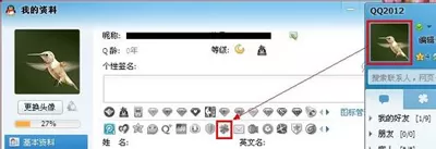 如何在QQ中点亮朋友网图标？