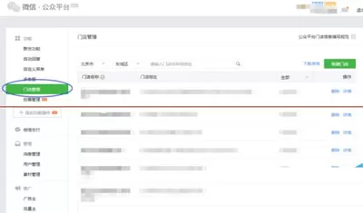 怎么在微信公众平台中添加门店？