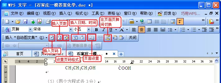 如何在wps文字中进行页码设置?