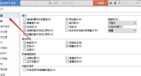 怎么在wps中关闭屏幕提示功能?