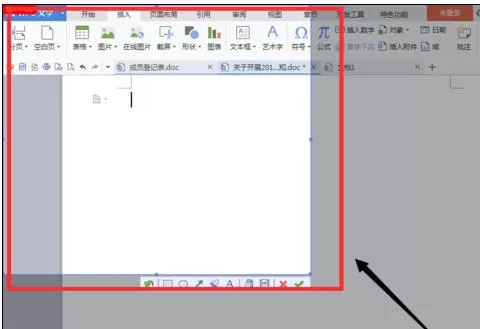 在wps文字中如何添加截屏?