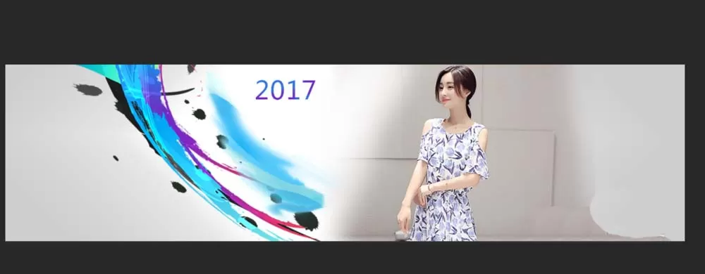 如何在ps中制作淘宝全屏海报?