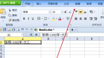 wps表格如何分隔字段?分隔字段的方法