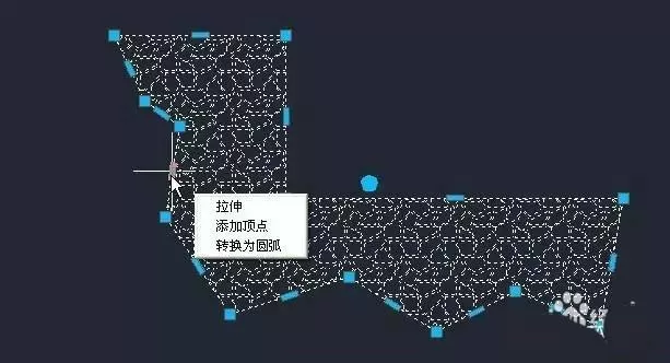 在AutoCAD中没有边界的图形如何填充图案?