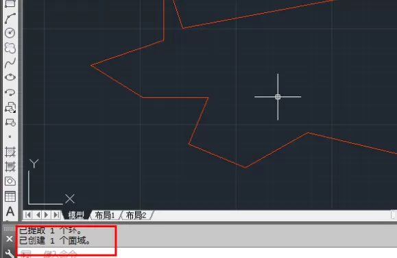 怎么在AutoCAD中建立面域?