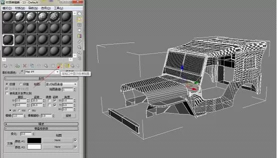 如何在3DMAX中制作吉普车模型?