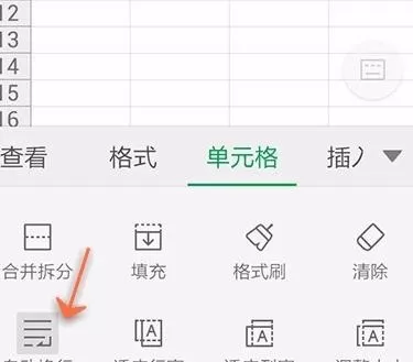 手机wps表格怎么设置自动换行?设置自动换行的方法
