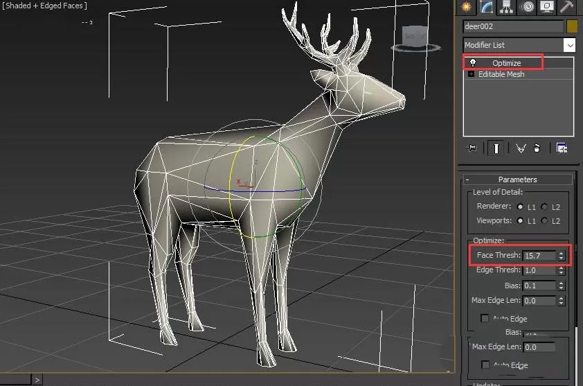如何使用3dMax制作网格麋鹿模型?