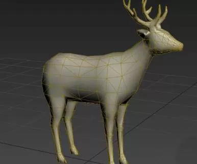 如何使用3dMax制作网格麋鹿模型？