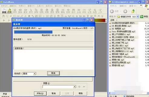 GoldWave如何规范MP3歌曲的音质?