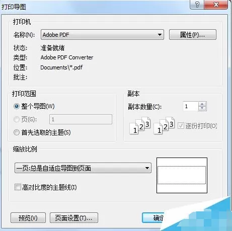 MindManager2017如何转换为pdf文件?