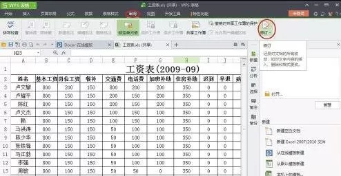 WPS表格修订功能怎么使用?使用WPS表格修订功能的方法