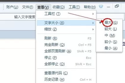 搜狗高速浏览器如何设置字体大小?设置字体大小的方法
