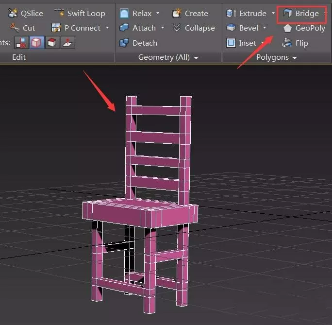 怎么在3dsmax中创建四角小板凳模型?