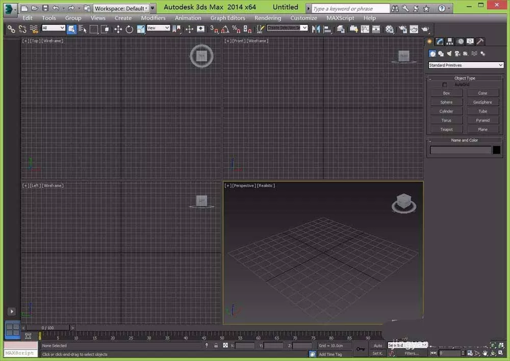 怎么在3dsmax中创建四角小板凳模型?