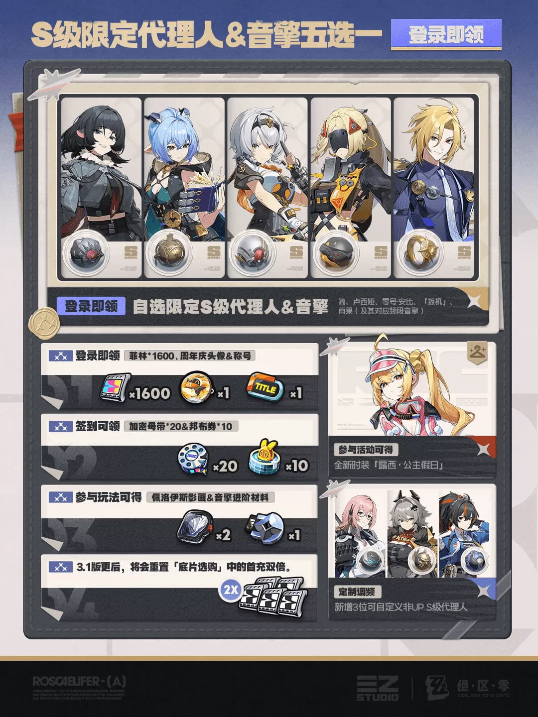 绝区零3.1「漫长的告别」二周年上线！ 网易云游戏免下载一键畅玩最新版本