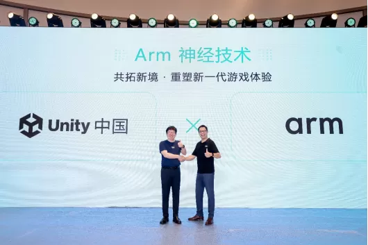 Arm 与 Unity 中国达成战略合作,以 Arm 神经技术加速中国手游创新
