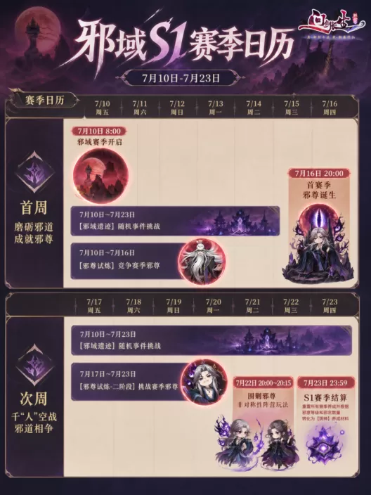 《问剑长生》邪域赛季前瞻，怎么做邪尊一文教会你！